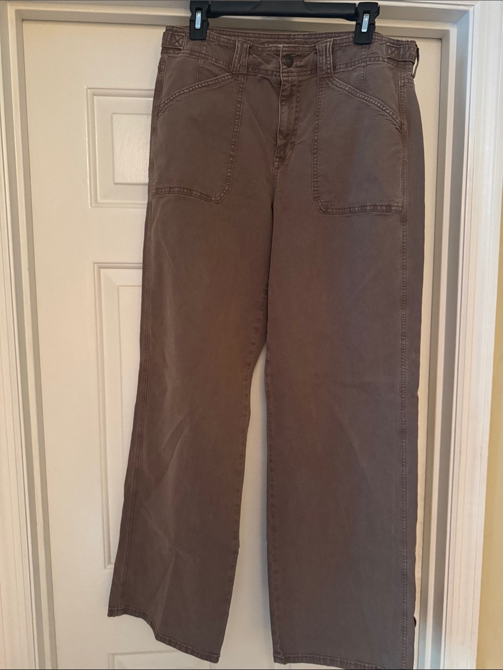 American Eagle Outfitters Straight-Leg Pants in Brown